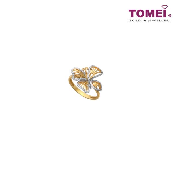 TOMEI Prima Aviana Ring, Yellow Gold 916 (9O-YG0696R-2C) Sale