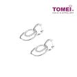 TOMEI Vignette of Sphericity Duo in Sparkling Verve Earrings, Diamond White Gold 750 (E903) Fashion