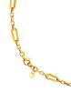 TOMEI Lusso Italia Chain Linked Heart Necklace, Yellow Gold 916 Sale