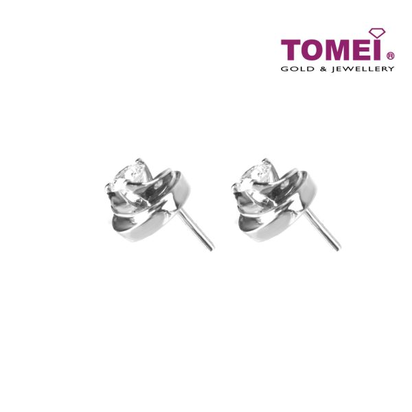 TOMEI Roanna Earrings, Diamond White Gold 750 (SH-FE0079) Hot on Sale