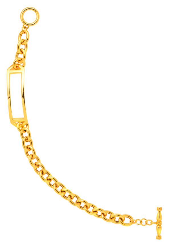 TOMEI Knot Bracelet, Yellow Gold 916 For Cheap