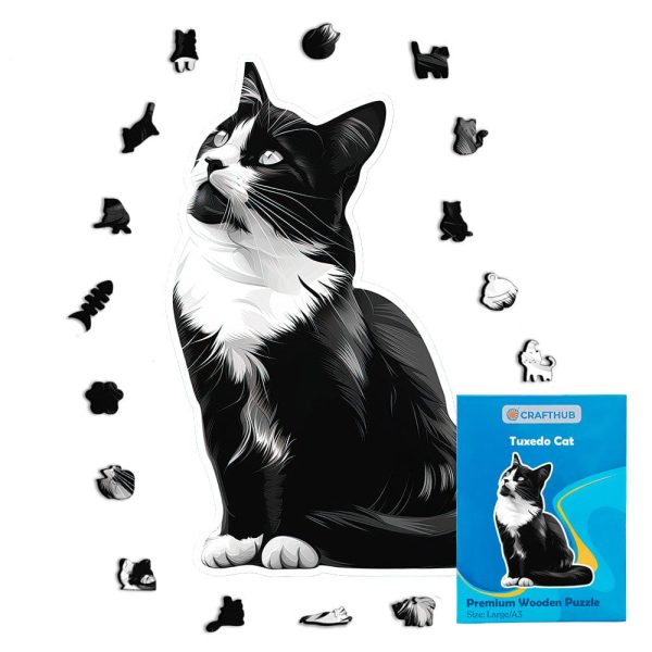 Tuxedo Cat - Jigsaw Puzzle For Cheap