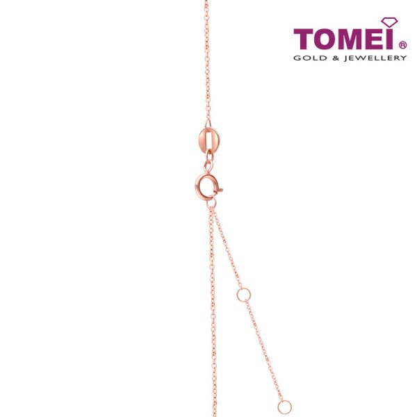 TOMEI Rouge Collection, Auspicious Cloud Necklace Rose Gold 750 Discount