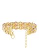 TOMEI Lusso Italia Tri-Tone Layered Bracelet, Yellow Gold 916 Online