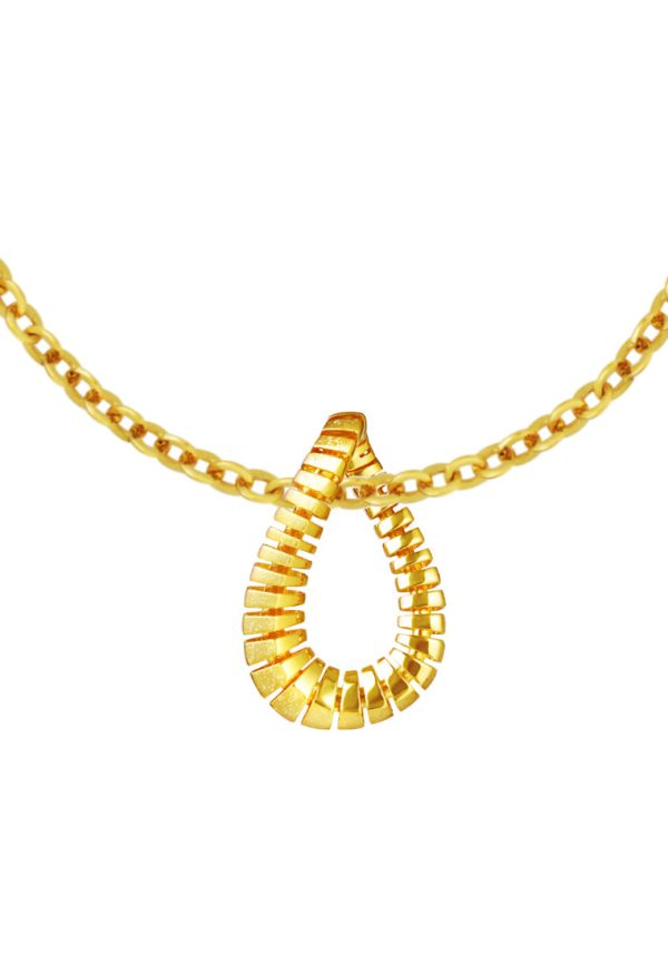 TOMEI Sri Puteri Collection Dominoes Pendant, Yellow Gold 916 Online now