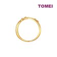 TOMEI Lusso Italia Cross Chains Ring, Yellow Gold 916 For Cheap