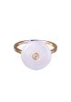 TOMEI Violet Jade Ring, Yellow Gold 750 For Discount