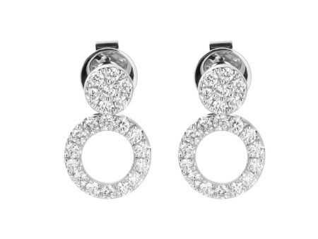 TOMEI Charlie Earrings, White Gold 750 Supply