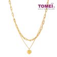 TOMEI Double-layered Necklace, Yellow Gold 999 (5D) on Sale