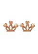 TOMEI Rouge Collection Crown Earrings, Rose Gold 750 Sale