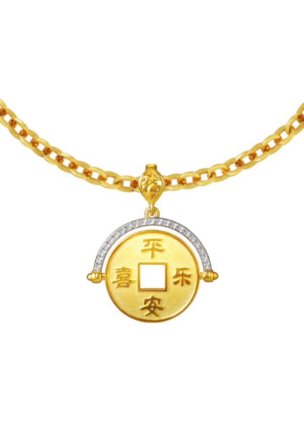 TOMEI Pendant Of Dream Comes True, Yellow Gold 916 Online now