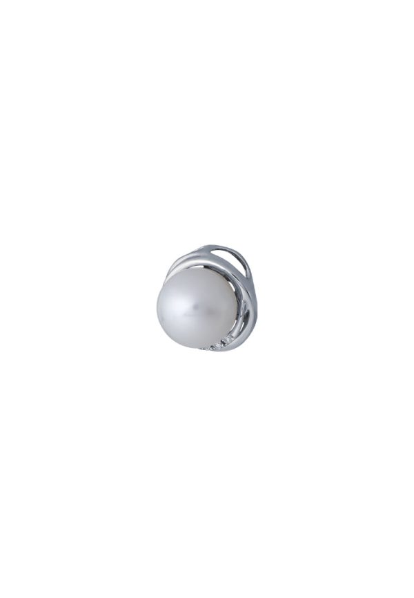 TOMEI Pearl Pendant, White Gold 375 Fashion