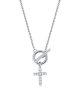 TOMEI Twinkly Trinkets Collection Diamond Necklace, White Gold 585 Cheap