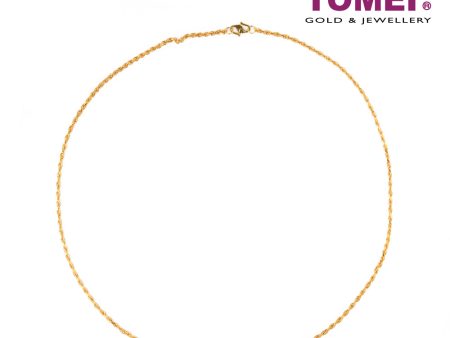 TOMEI Necklace of Aureate Chic, Yellow Gold 916 Online now