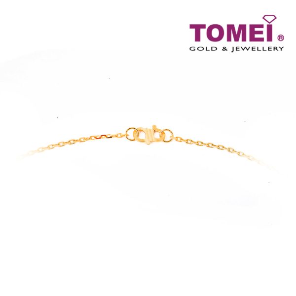 TOMEI Necklace of Subtle Glamour, Yellow Gold 916 Online Sale