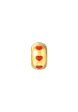 TOMEI Lusso Italia Little Red Heart Pendant, Yellow Gold 916 Online Hot Sale