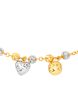 TOMEI Dual-Tone Lovely Beads Bracelet, Yellow Gold 916 Hot on Sale