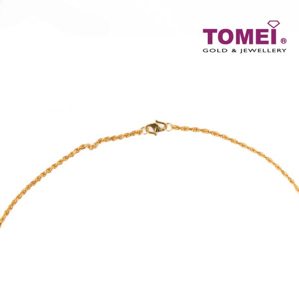 TOMEI Necklace of Aureate Chic, Yellow Gold 916 Online now