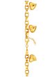 TOMEI Lusso Italia Love Stories Bracelet, Yellow Gold 916 Supply