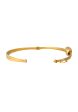 TOMEI Lusso Italia Ribbed Love Bangle, Yellow Gold 916 Online Hot Sale