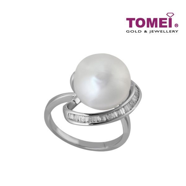 TOMEI Ring, Diamond Pearl White Gold 750 (R1032) Online Sale