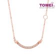 TOMEI Rouge Collection, Smiley Necklace Rose Gold 750 For Discount