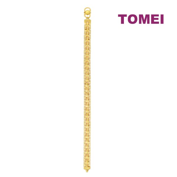 TOMEI Unisex Flat Bracelet, Yellow Gold 999 (5D) Sale