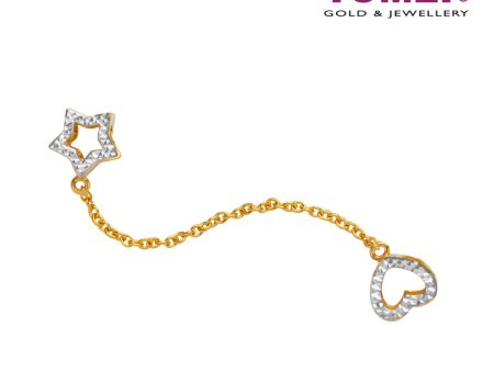 TOMEI Star of My Love Charm, Yellow Gold 916 Online Hot Sale