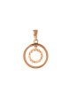 TOMEI Rouge Collection Dwi-Circle Pendant, Rose Gold 750 on Sale