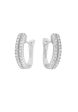 TOMEI Double-Rows Diamond Earrings I White Gold 585 (E839) Sale