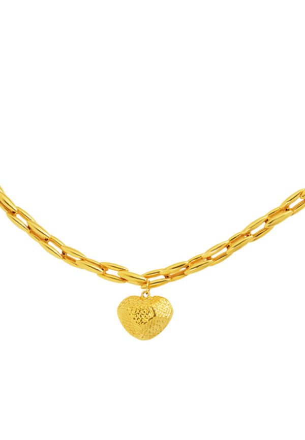 TOMEI Lusso Italia Whole Heart Bracelet, Yellow Gold 916 Online