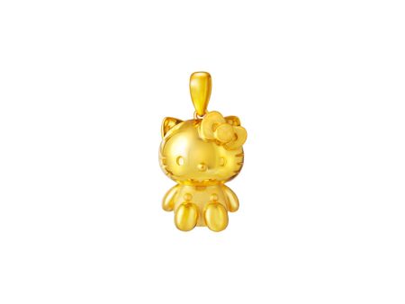 TOMEI X SANRIO Hello Kitty Pendant, Yellow Gold 916 Online now