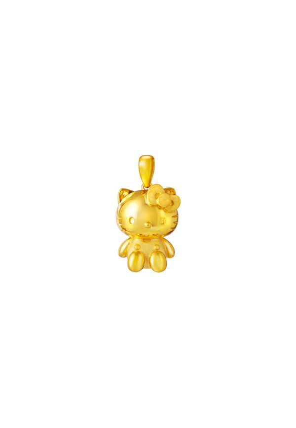 TOMEI X SANRIO Hello Kitty Pendant, Yellow Gold 916 Online now