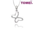 TOMEI The Butterfly Effect Diamond Pendant Set | White Gold 585 For Sale