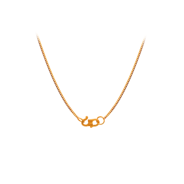 TOMEI First Love Chain, Yellow Gold 916 Hot on Sale