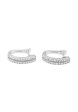 TOMEI Double-Rows Diamond Earrings I White Gold 585 (E839) Sale