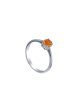 TOMEI Yellow Sapphire Solitaire Ring, White Gold 750 Hot on Sale