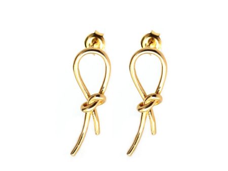 TOMEI Vignette of Daintiness with Chic Earrings, Yellow Gold 916 (9Q-YG1216E-1C) Cheap