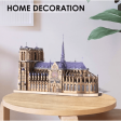 Notre Dame De Paris Church 3D Metal Puzzle For Sale