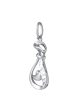 TOMEI Money Bag Pendant, White Gold 375 Sale