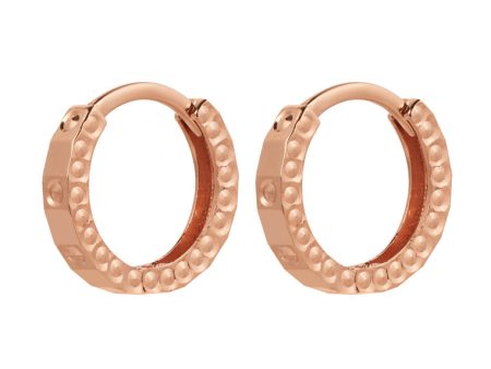 TOMEI Rouge Collection, Huggie Earrings, Rose Gold 750 on Sale