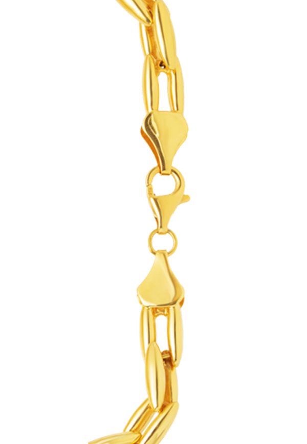 TOMEI Lusso Italia Whole Heart Bracelet, Yellow Gold 916 Online