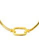 TOMEI Lusso Italia Chomel Oval Bracelet, Yellow Gold 916 Sale