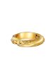 TOMEI Lusso Italia Entwined Filigree Leaf Ring, Yellow Gold 916 For Sale