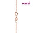 TOMEI Rouge Collection Diamond Necklace, Rose Gold 750 on Sale