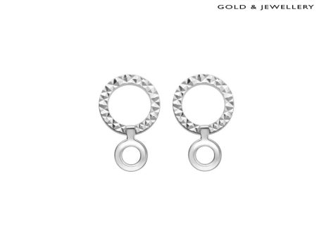 TOMEI 2-Way Earrings, White Gold 585 (E2121) Hot on Sale