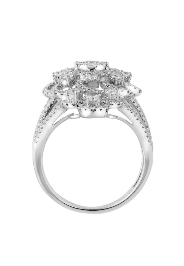 TOMEI Ring, Diamond White Gold 750 (R4707) Online