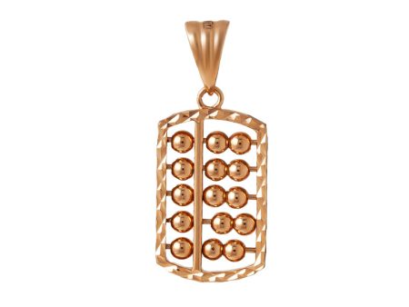 TOMEI Rouge Collection Abacus Pendant, Rose Gold 750 Online