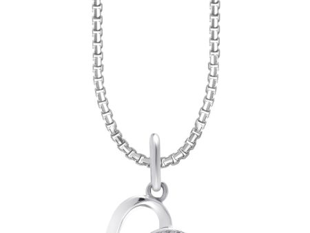 TOMEI Mesmerizing Love Pendant Set, White Gold 585 Online Sale