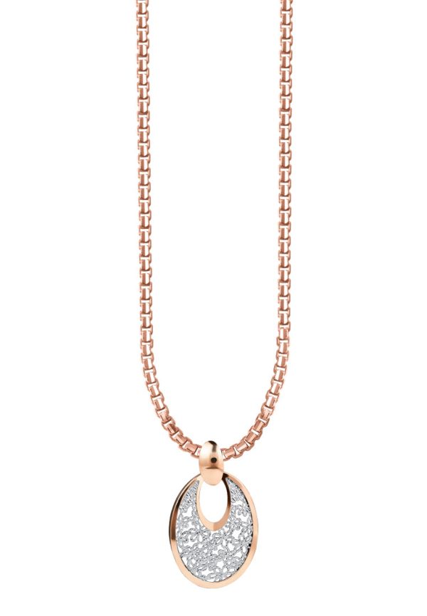 TOMEI Rouge Collection My Putri Oval Pendant, Rose Gold 750 Sale